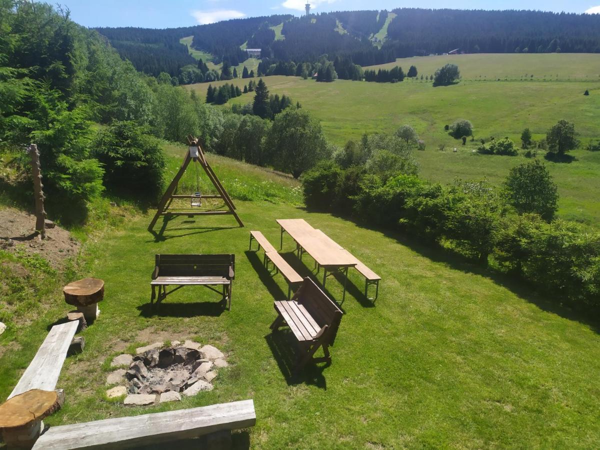 Chata Helena Loučná pod Klínovcem Exteriör bild